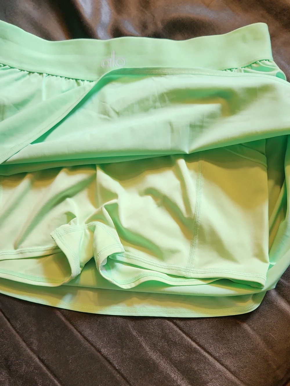 ALO Yoga Light Green Athletic Skort
